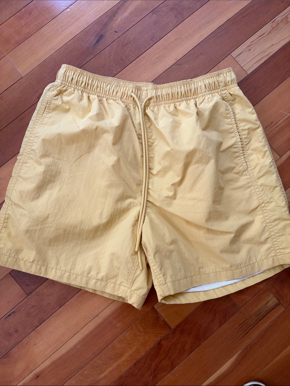 Urban Outfitters Men's Mustard Yellow Classic Elastic Waist Medium